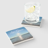 Genfersee Wisconsin Stone Untersetzer (Seitenansicht)