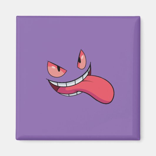 Gengar Fan Art Kühlschrankmagnet: Spielerisches De Magnet (Vorne)