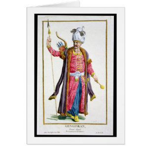 Genghis Khan (c.1162-1227) von 'Receuil DES Estam