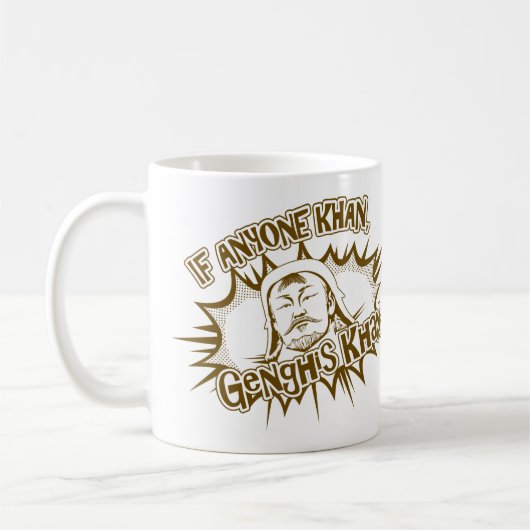 Genghis Khan kann! Kaffeetasse (Links)