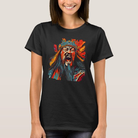 Genghis Khan Mongolian T-Shirt (Vorderseite)