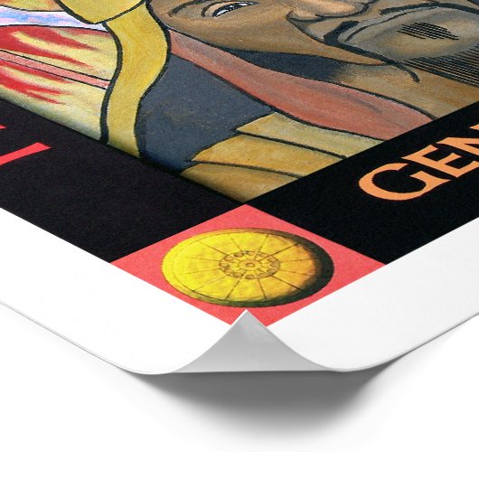 Genghis KHAN Poster (Ecke)