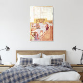 Genghis Khan spricht über eine Gemeinde Leinwanddruck (Insitu (Schlafzimmer))