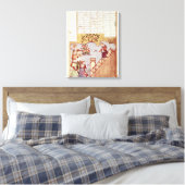 Genghis Khan spricht über eine Gemeinde Leinwanddruck (Insitu (Schlafzimmer))