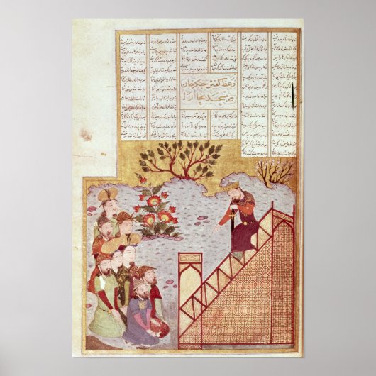 Genghis Khan spricht über eine Gemeinde Poster (Vorne)