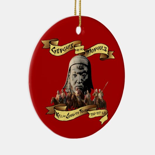 Genghis und die Mongolen: Töten Sie oder erobern Keramikornament (Rechts)
