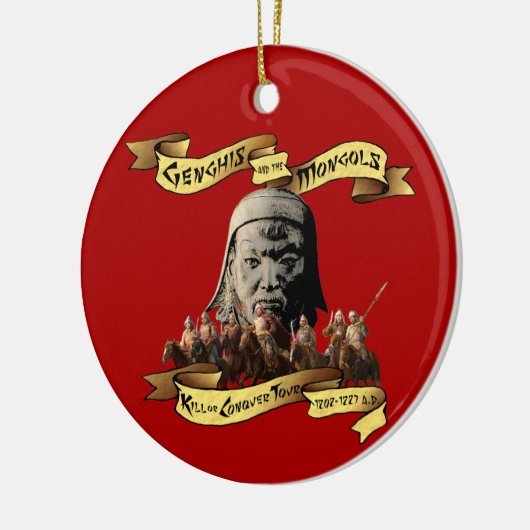 Genghis und die Mongolen: Töten Sie oder erobern Keramikornament (Links)