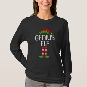 Genial Elf Familie passende Gruppen-Weihnachtsfeie T-Shirt