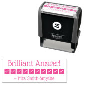"Geniale Antwort!" Tutor-Stempel Permastempel (Beispiel)