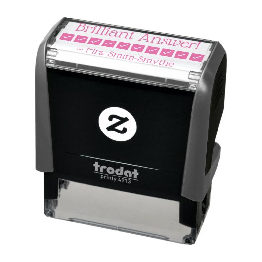 "Geniale Antwort!" Tutor-Stempel Permastempel (Produkt)