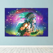 Genialer Chef Leinwanddruck (Insitu (Holzboden))