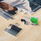 Genialer Junger Wissenschaftler-Puzzle Puzzle (Seite)