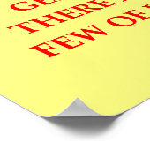 genialer Witz Poster (Ecke)