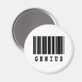 geniales Barcode-Design Magnet (Vorderseite/Rückseite)