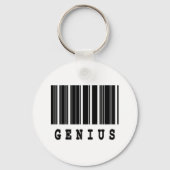 geniales Barcode-Design Schlüsselanhänger (Vorderseite)