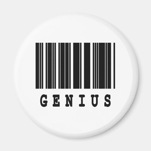geniales Barcodedesign Magnet (Vorne)