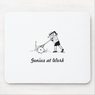 Genie am Arbeitsplatz-Mauspad Mousepad