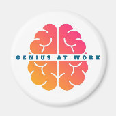 Genie am Werk Magnet (Vorne)