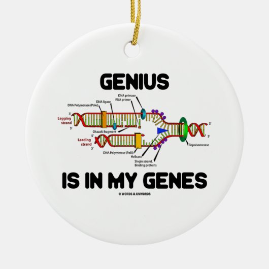Genie befindet sich in meinem DNA-Replikations-Spa Keramik Ornament (Vorne)