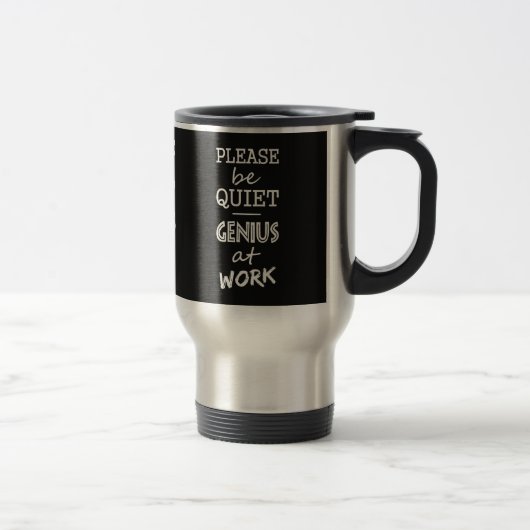 Genie bei der Arbeit - benutzerdefinierte Tasse (Rechts)
