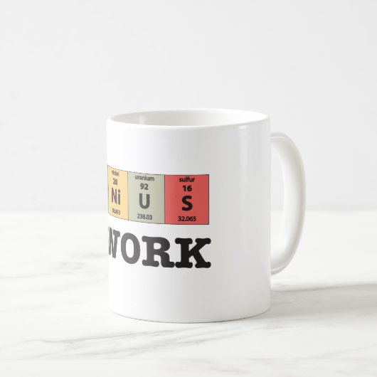 Genie bei der Arbeit Kaffeetasse (VorderseiteRechts)