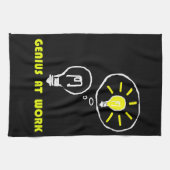 Genie bei der Arbeit Küchentuch (Horizontal)