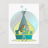 Genie Blows Postkarte (Vorderseite)