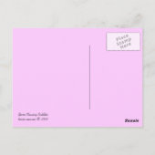 Genie Blows Postkarte (Rückseite)
