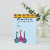 Genie Bottles 2010 Einladung (Stehend Vorderseite)