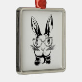 Genie-Brötchen Silbernes Ornament (Rechts)