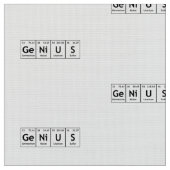 Genie-Chemie-Periodensystem-Wort-Elemente Stoff (Nahaufnahme)