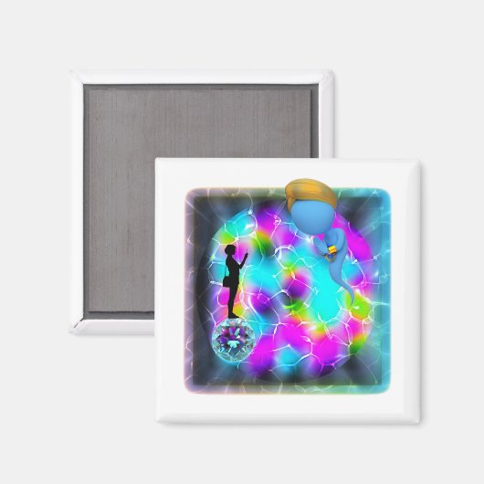 Genie Code Magnet (Vorderseite/Rückseite)