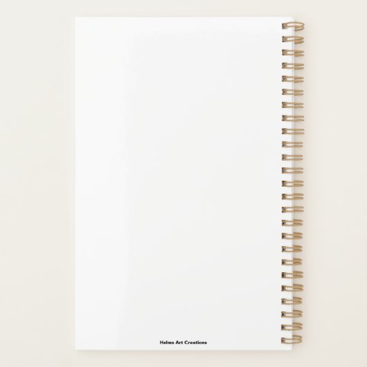 Genie Cooking Kitchen Magic Fantasy Art Planner Planer (Rückseite)