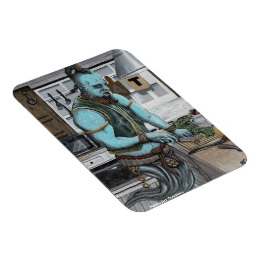 Genie Cooking Kitchen Magic Flexible Magnet (Rechte Seite)