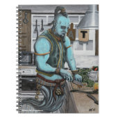 Genie Cooking Kitchen Magic Graphic Notebook Notizblock (Vorderseite)