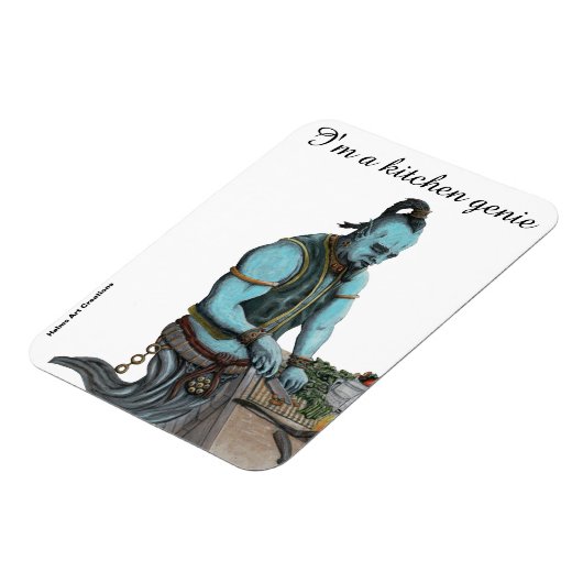 Genie Cooking Kitchen Magic Refigerator Magnet (Linke Seite)