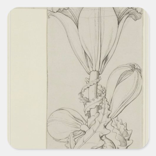 Genie der Lüge, 1809 Quadratischer Aufkleber (Vorderseite)