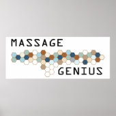 Genie der Massage Poster (Vorne)