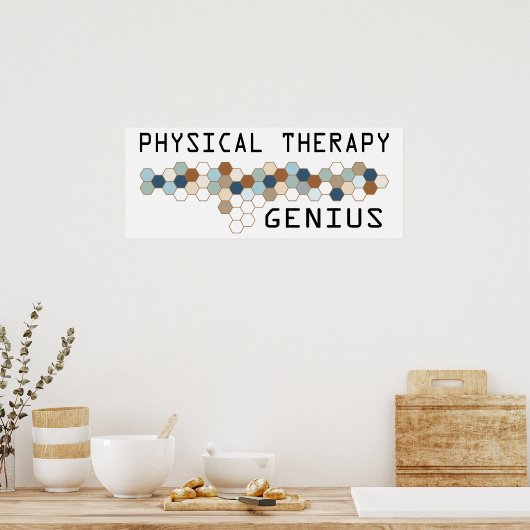 Genie der Physiotherapie Poster (Küche)