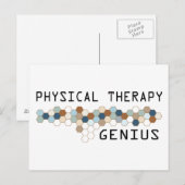 Genie der Physiotherapie Postkarte (Vorne/Hinten)