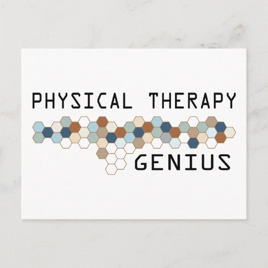 Genie der Physiotherapie Postkarte (Vorderseite)