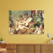 Genie, die Kunst lehren, 1761 Leinwanddruck (Insitu (Wohnzimmer))