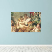 Genie, die Kunst lehren, 1761 Leinwanddruck (Insitu (Holzboden))