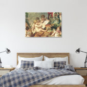 Genie, die Kunst lehren, 1761 Leinwanddruck (Insitu (Schlafzimmer))