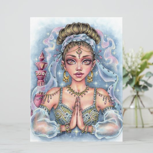 Genie Fairytale Fantasy Female Maggiore Kunst, Dic (Stehend Vorderseite)