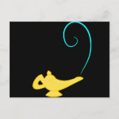 Genie Flasche Postkarte (Vorderseite)