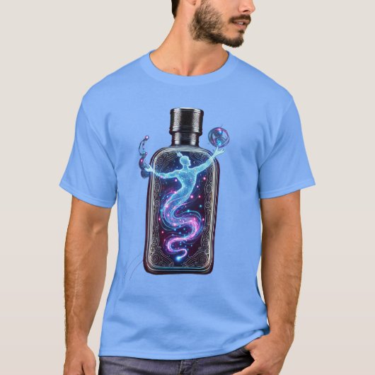 Genie-Flasche T-Shirt (Vorderseite)