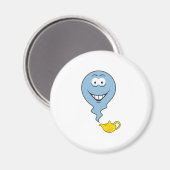Genie Gesicht Magnet (Vorderseite/Rückseite)