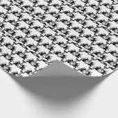 Genie Ghost kommt aus der Lampe Nahtloses Muster Geschenkpapier (Ecke)