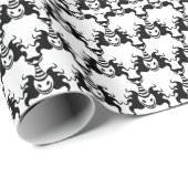 Genie Ghost kommt aus der Lampe Nahtloses Muster Geschenkpapier (Rolleneckpunkt)